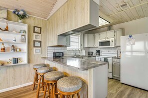 House (3 Bedrooms) | Interior - Steps to Beach: Home w/ Deck in Galveston! (Galveston)