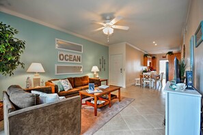 Interior - Oceanfront Galveston Condo: Balcony & Pool Access! (Galveston)
