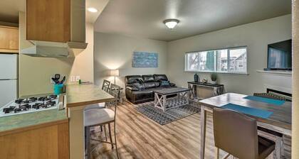 Central Apt: Private Fireplace & Patio Access