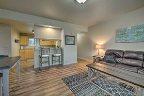 Interior - Central Apt: Private Fireplace & Patio Access (Anacortes)