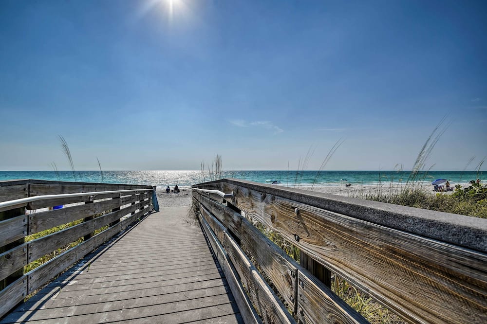 Waterfront Getaway w/ Pool & Dock - Walk to Beach!