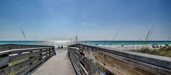Waterfront Getaway w/ Pool & Dock - Walk to Beach!