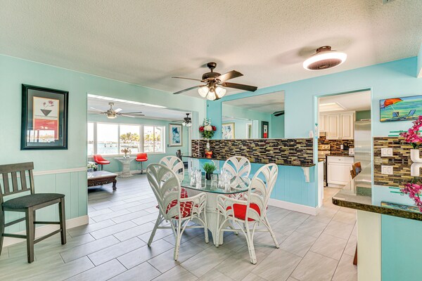 Waterfront Getaway W/ Pool & Dock - Walk To Beach! - Indian Rocks Beach, FL