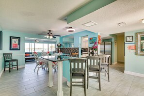 House (4 Bedrooms) | Interior - Waterfront Getaway w/ Pool & Dock - Walk to Beach! (Indian Rocks Beach)