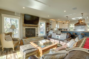 Front of property - Lake Tahoe Views & Hot Tub: Stunning Luxury Home! (Carnelian Bay)