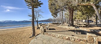 Dog-friendly Kings Beach Log Cabin w/ Hot Tub!