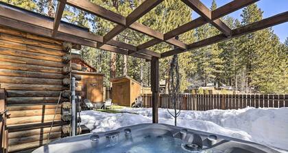 Dog-friendly Kings Beach Log Cabin w/ Hot Tub!