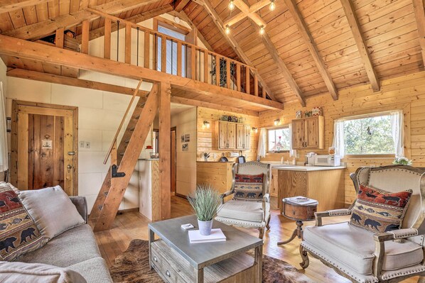 House (2 Bedrooms) | Interior - Walk to Grand Lake: Historic Dtwn Cabin! (Grand Lake)