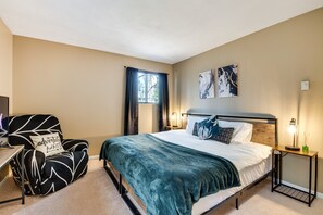 4 chambres, fer et planche à repasser, draps fournis