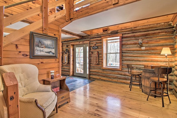House (2 Bedrooms) | Interior - Spacious Mtn Cabin on 7 Private Acres in Athol! (Athol)