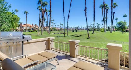 Patio + Resort Amenities: Palm Desert Escape