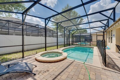 中央家庭住宅 w/ Lanai < 10 英里到迪士尼