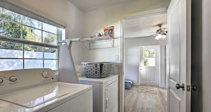 Chic Home w/ Fire Pit & Patio, Walk to Lake!