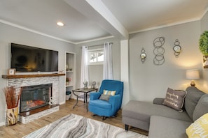 Front of property - Modern Crosby Retreat < 1 Mi to Serpent Lake! (Crosby)