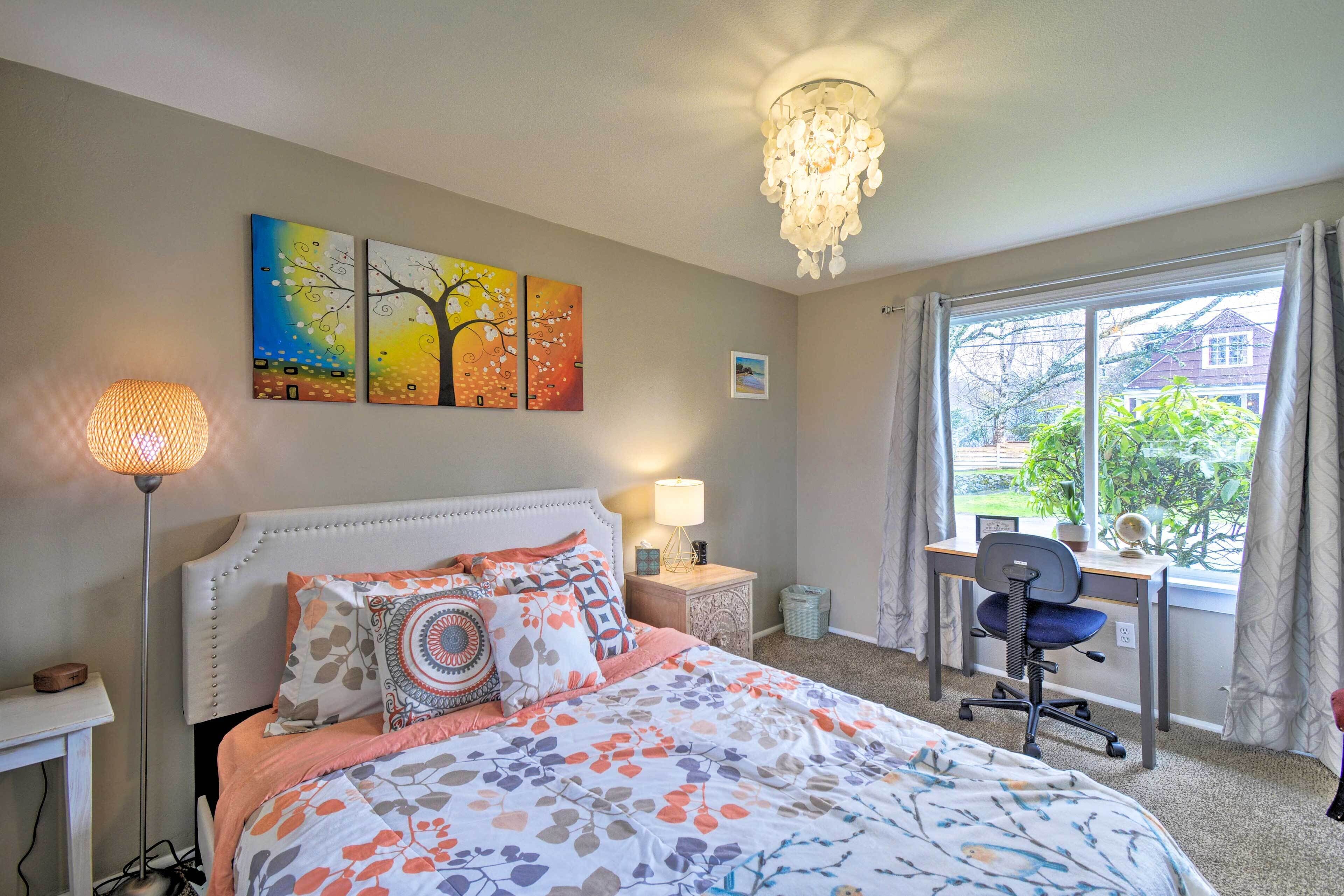 1 bedroom, iron/ironing board, bed sheets