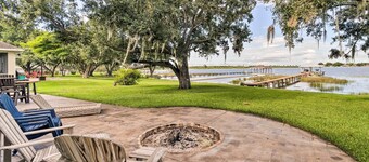 Waterfront Lake Placid Home w/ Dock & Fire Pit