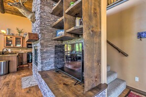 House (3 Bedrooms) | Interior - Quiet Ruidoso Cabin w/ Deck & Private Hot Tub (Ruidoso)