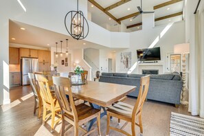 House (3 Bedrooms) | Interior - Furnished Deck & Hot Tub: Chic Granby Home! (Granby)