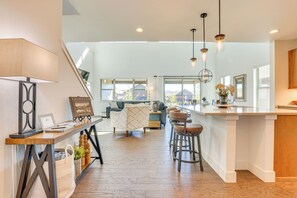 House (3 Bedrooms) | Interior - Furnished Deck & Hot Tub: Chic Granby Home! (Granby)