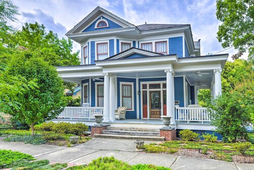 Elegant Raleigh Home w/ Porch, Walk Downtown!