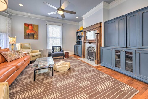 Elegant Raleigh Home w/ Porch, Walk Downtown!