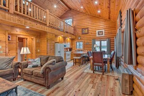 House (2 Bedrooms) | Front of property - 3 Blks to Ski Lift: Angel Fire Cabin on Bus Rt (Angel Fire)