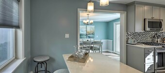 Pet-friendly Revere Getaway, Steps From the T!