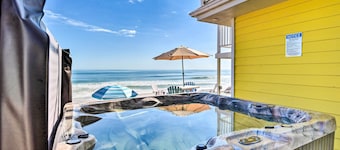 Flagler Beach Oceanfront Haven w/ Hot Tub!