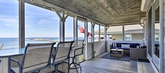 Oceanfront Cape Cod Home w/ Porch, Yard + Grill!