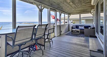 Oceanfront Cape Cod Home w/ Porch, Yard + Grill!
