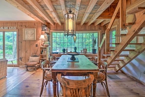 House (2 Bedrooms) | Interior - 'the Mill River Cabin w/ Fireplace & River View! (Mill River)