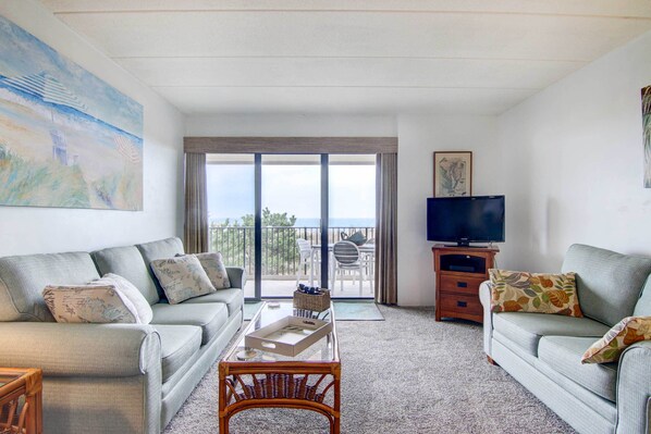 Apartment (2 Bedrooms) | Living area - Beachfront Ocean City Vacation Rental Condo! (Ocean City)