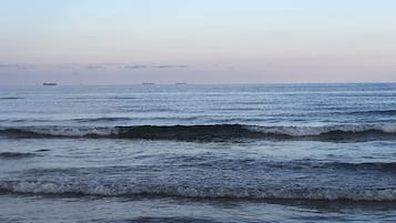 Beach nearby, sun-loungers