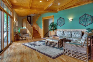 Interior - Dock & Theater Room: Lakefront Alton Bay Retreat! (Alton Bay)