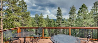Angel Fire Rental Cabin w/ Hot Tub & Mountain View
