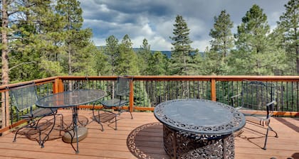 Angel Fire Rental Cabin w/ Hot Tub & Mountain View