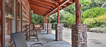 Pigeon Forge Getaway w/ Covered Patio & Hot Tub!