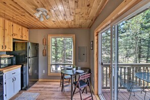 House (1 Bedroom) | Interior - Woodsy Cabin Hideaway w/ Deck: Hike, Fish, Escape (Como)
