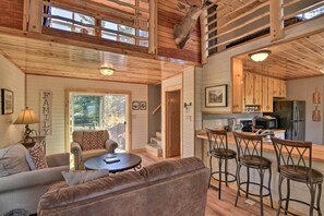 House (1 Bedroom) | Interior - Woodsy Cabin Hideaway w/ Deck: Hike, Fish, Escape (Como)
