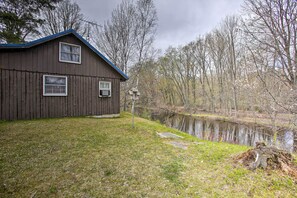 House (2 Bedrooms) | Interior - Rustic River View Cabin w/ Fire Pit, Games & Grill (Falmouth)