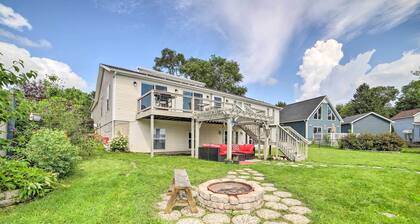Waterfront Michigan Center Home w/ Boat Dock!