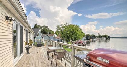 Waterfront Michigan Center Home w/ Boat Dock!
