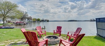 Waterfront Michigan Center Home w/ Boat Dock!