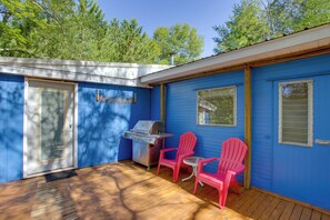 House (2 Bedrooms) | Interior - Little Manistee Riverfront Cabin w/ Fire Pit! (Irons)