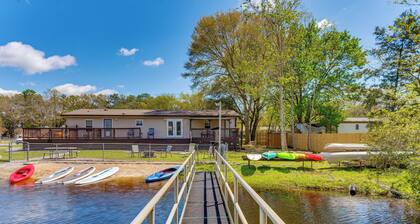 Stocked Fishing Pond On-site: Quiet Pensacola Home