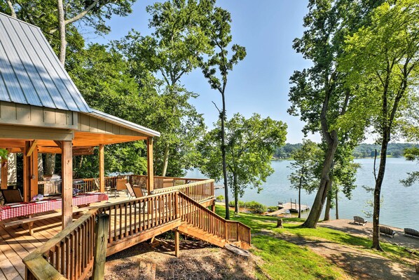 Property grounds - Lakefront Rutledge Home w/ Fire Pit & Private Dock (Rutledge)