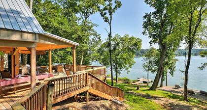 Lakefront Rutledge Home w/ Fire Pit & Private Dock