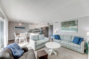 Interior - Walk to Beach! Modern Ocean City Condo w/ Balcony (Ocean City)