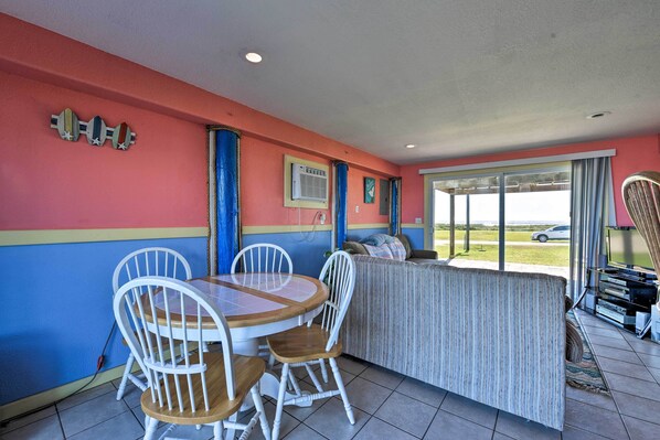 Interior - Oceanfront Sargent Beach Home w/ Dock! (Bay City)