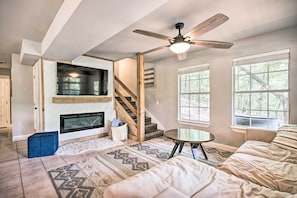 House (4 Bedrooms) | Interior - Private Fishing Dock: Grand Lake Home (Eucha)